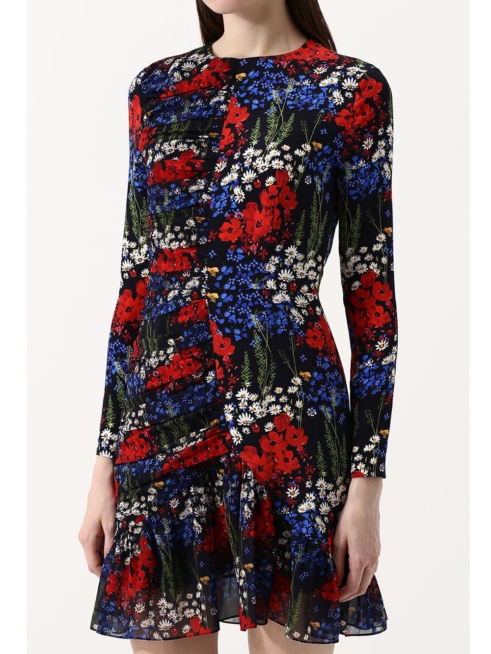 Mother Of Pearl | Silk Floral Mini Dress